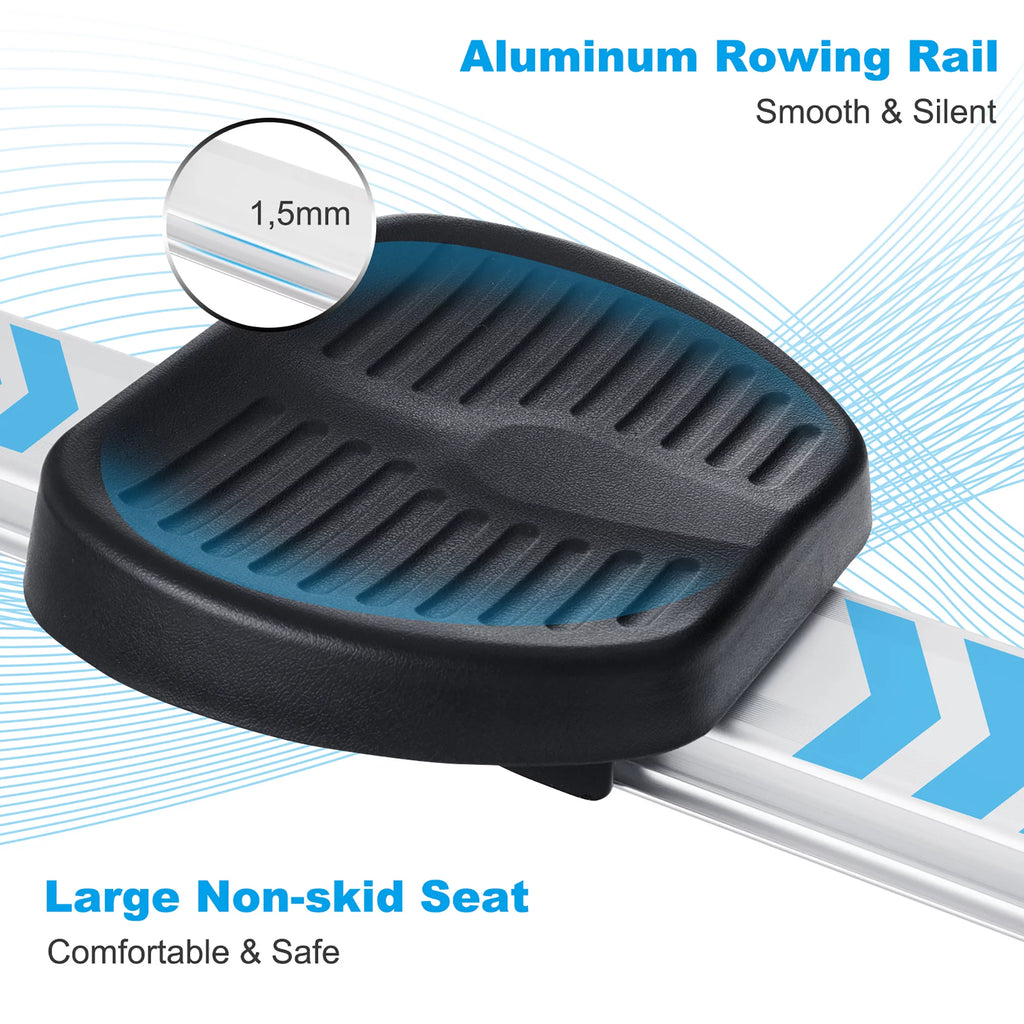 Magnetic Rowing Machine with LCD Display and Adjustable Resistance J98102