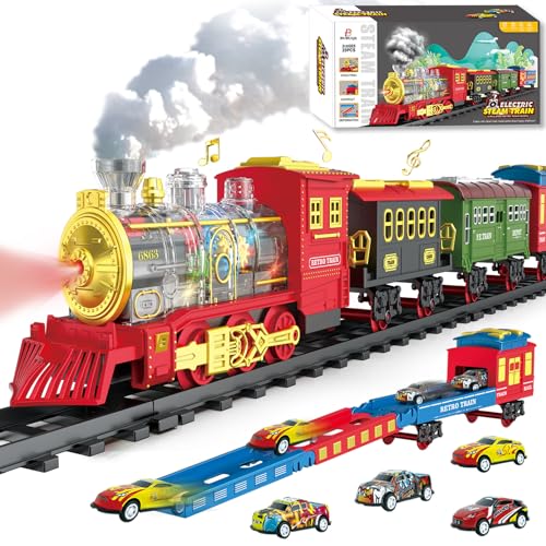 Rechargeable Electric Train Set with Lights and Sound O6131