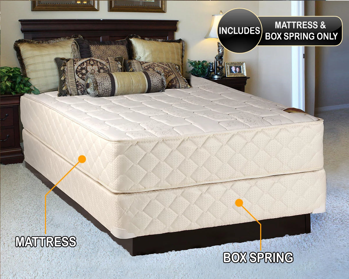 Twin Extra Long Mattress and Low Box Spring Set D30217