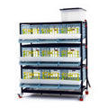 Indoor 3 Layer Stackable Quail Cage F390