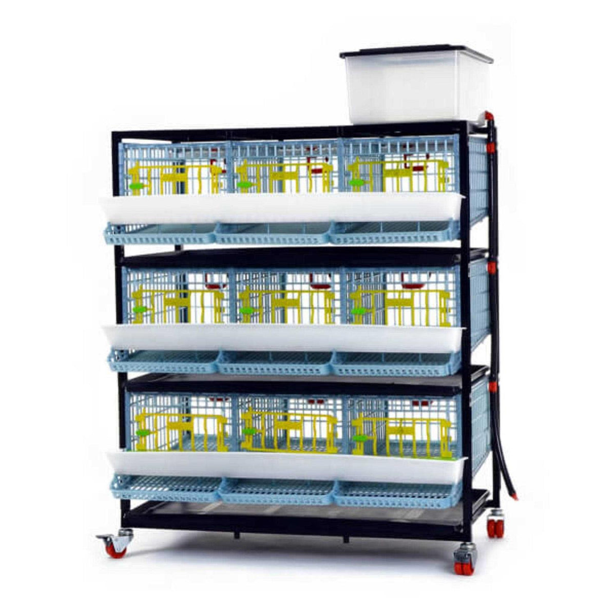 Indoor 3 Layer Stackable Quail Cage F390