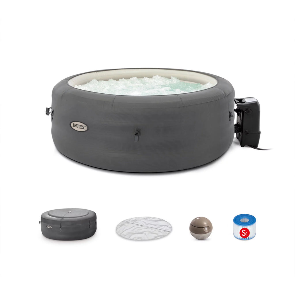 4 Person Inflatable Round Hot Tub Spa Q218