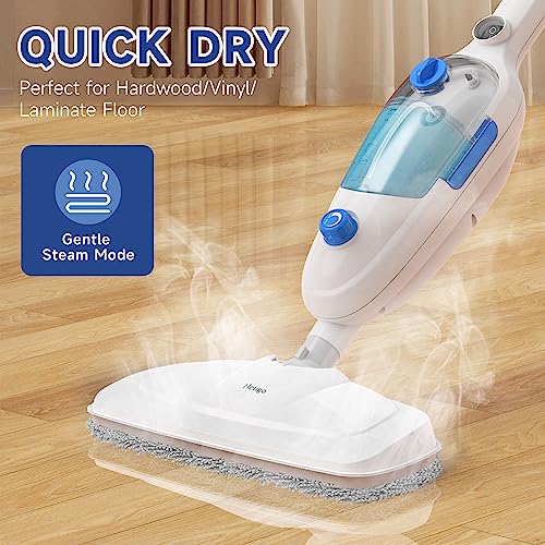 Lightweight Steam Mop with Adjustable Steam Modes and 2 Washable Pads N34248