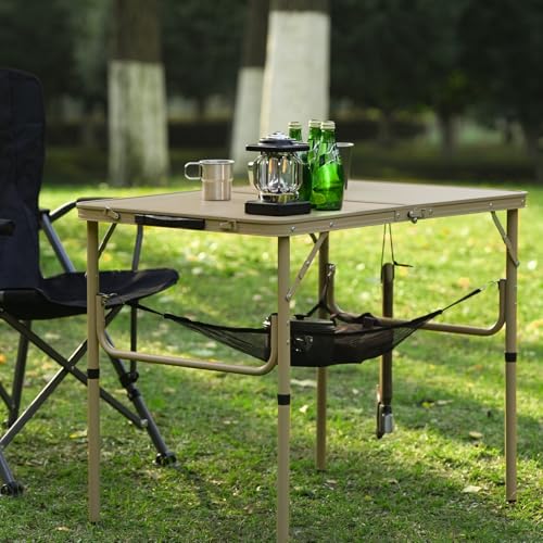 2Ft Adjustable Aluminum Folding Camping Table G12750