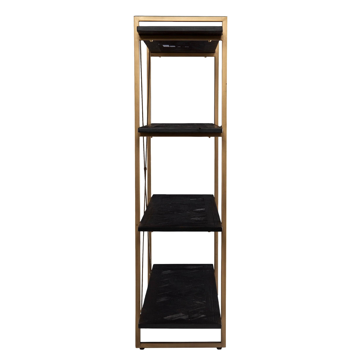 Black Wood Bookshelf S38995