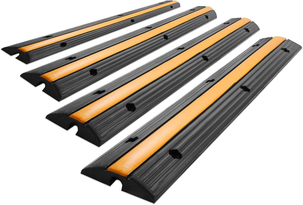 Rubber Single Channel Cable Protector 4 Pack X95308