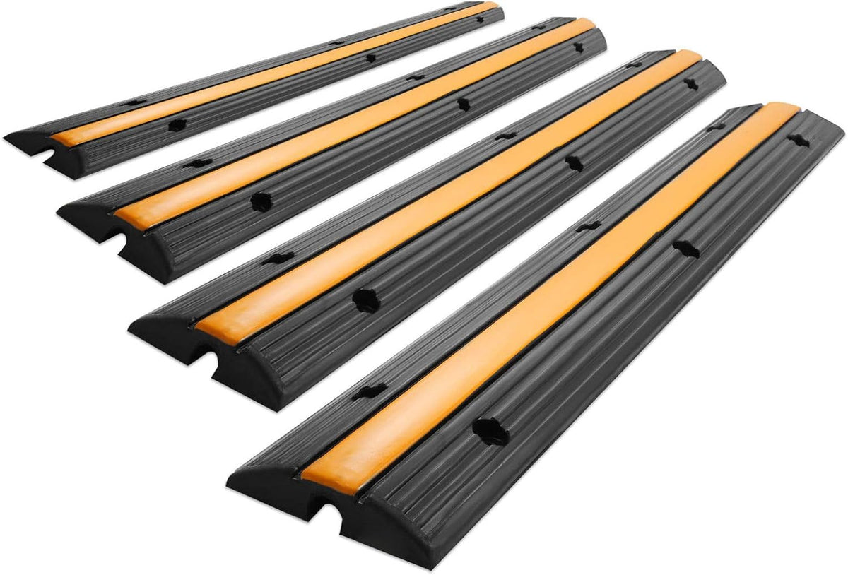 Rubber Single Channel Cable Protector 4 Pack X95308