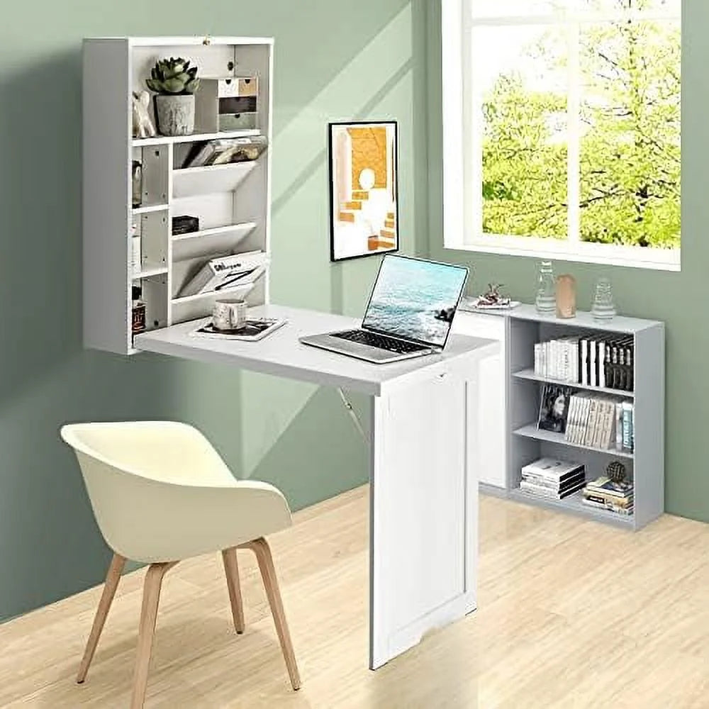 Wall Mounted Fold Out Convertible Desk R5176