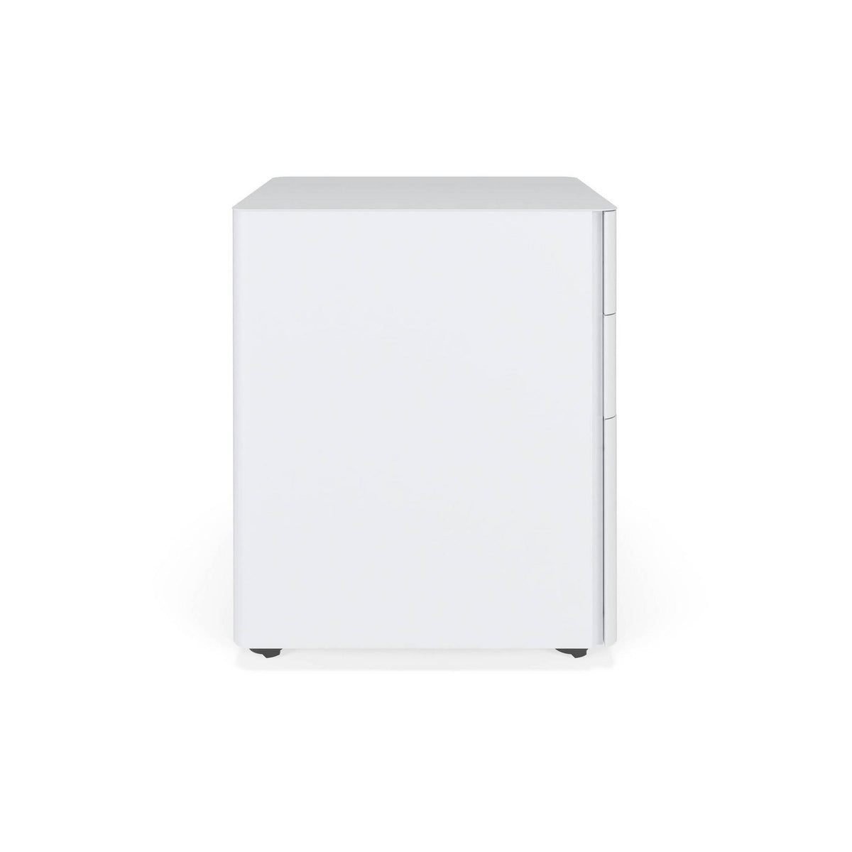 White Mobile Metal Pedestal Filing Cabinet G721359