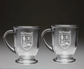 Glass Coffee Mugs Set of 2 D6836