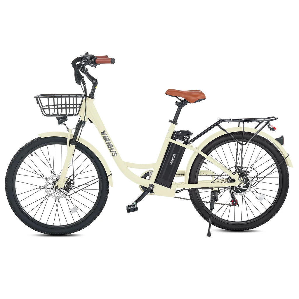 Electric Bike with Pedal Assist 48V Battery, Black B431013