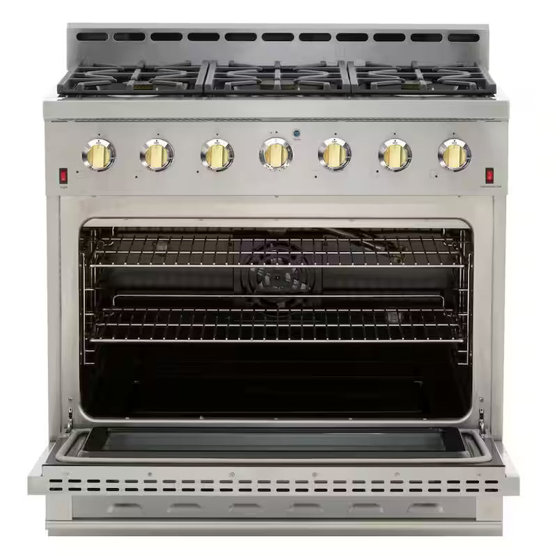 36 in. 5.5 cu. ft. Gas Range with Convection Oven Y12071