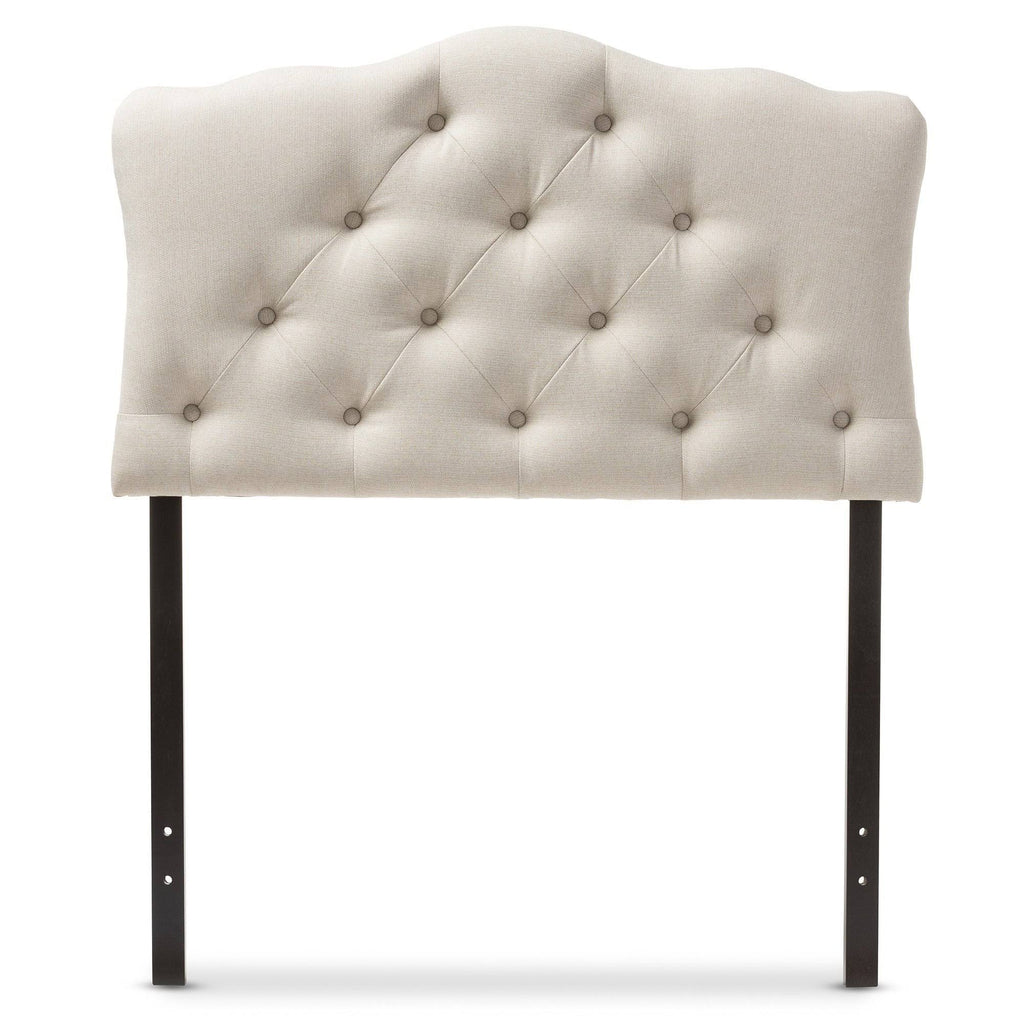 Full Size Grey Fabric Upholstered Headboard W932682
