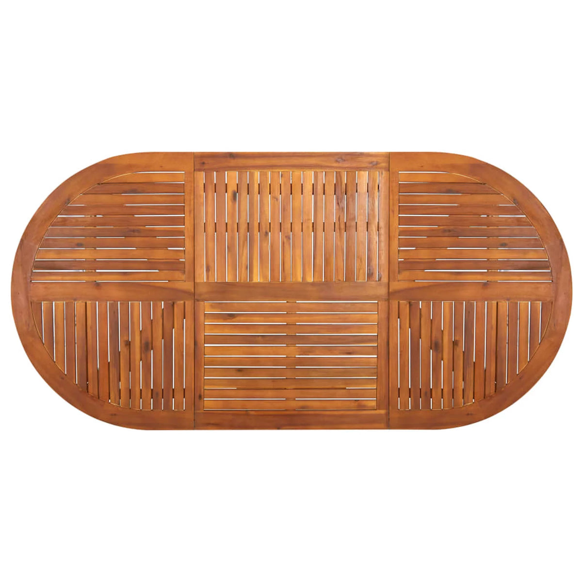 Acacia Wood Oval Outdoor Dining Table N33393
