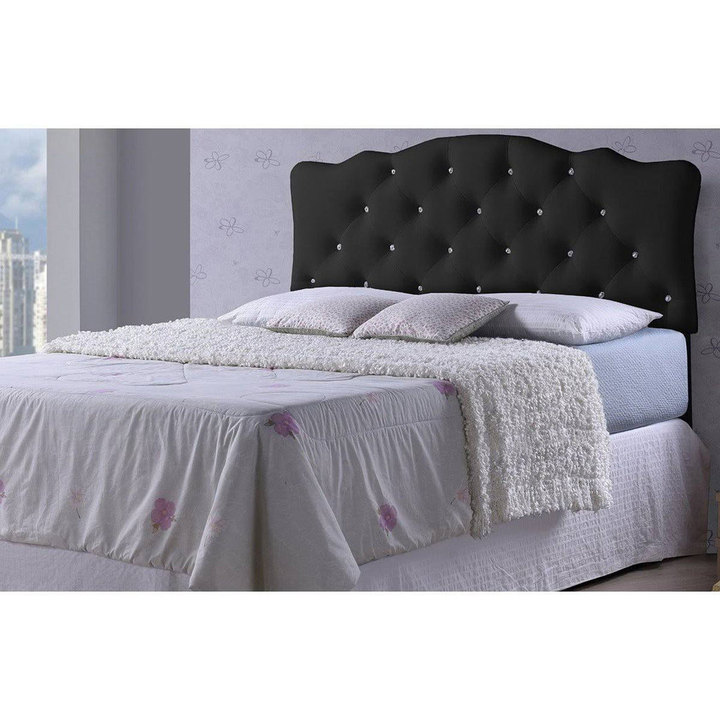 Full Size Grey Fabric Upholstered Headboard W932682