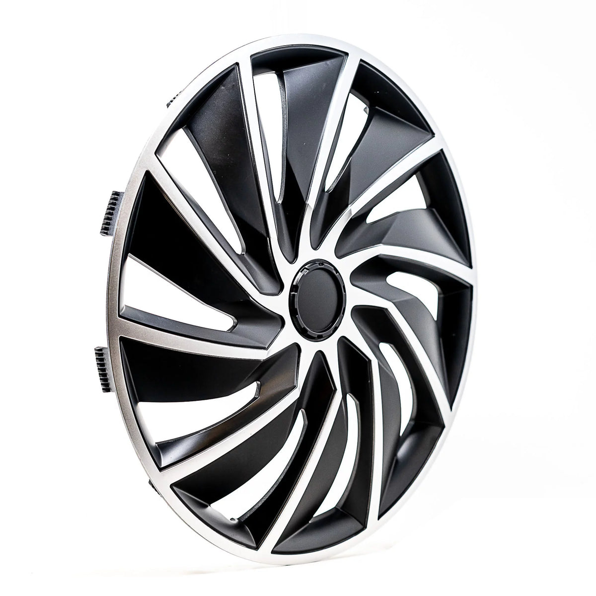 16" Silver & Black Wheel Covers, Set of 4 Y78237