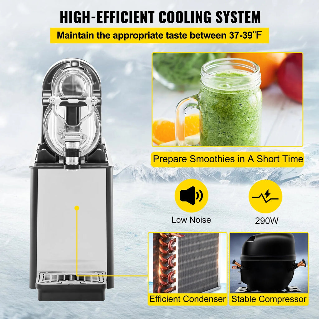 Commercial 3L Frozen Drink Slush Machine B25114