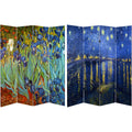 6 ft. Tall 3 Panel Canvas Room Divider K339973