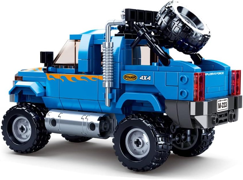 Heavy Truck Building Block 363 PCS with 2 Soldier Figures J8297