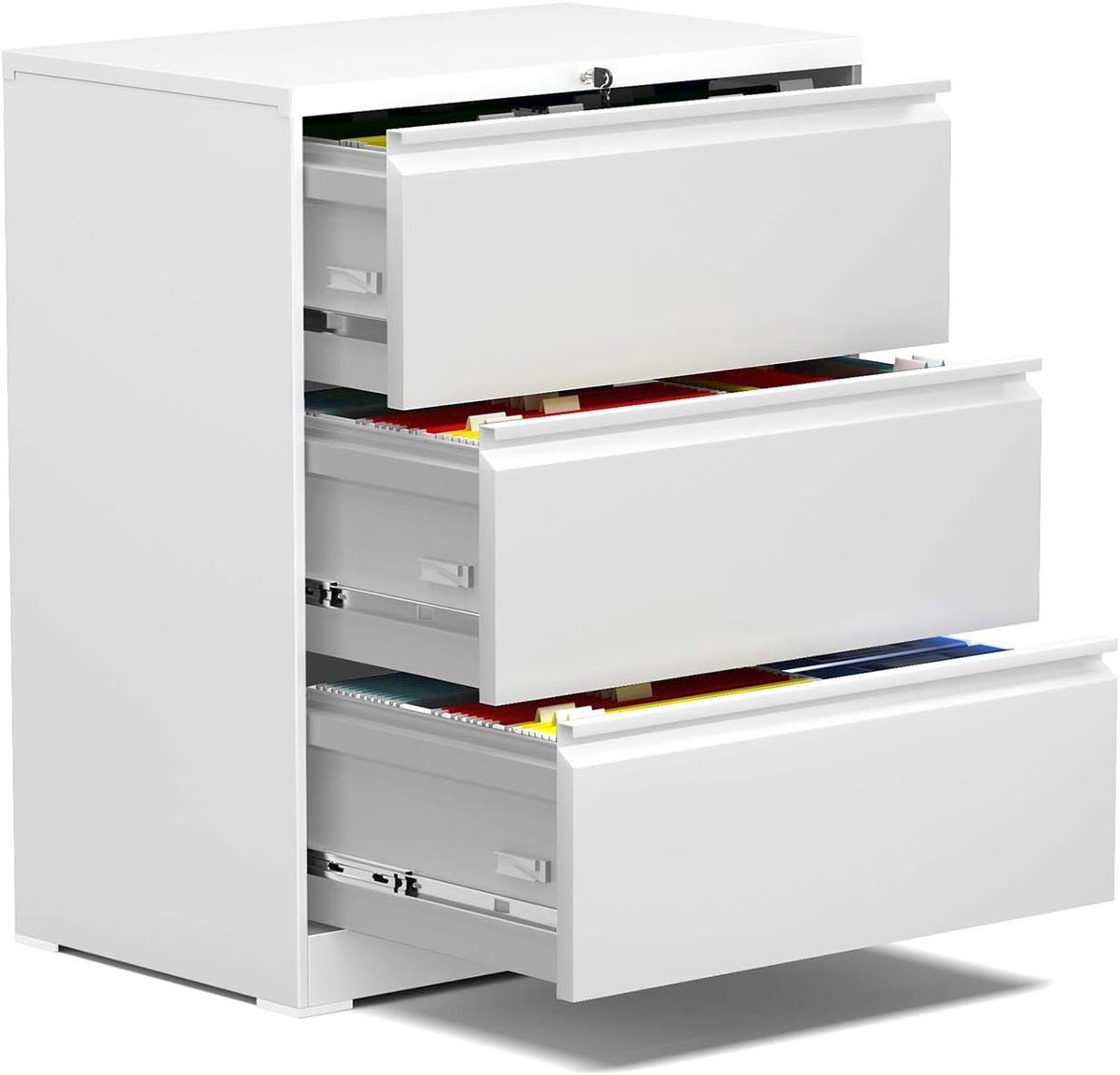 3 Drawer Metal File Cabinet with Lock Q7330