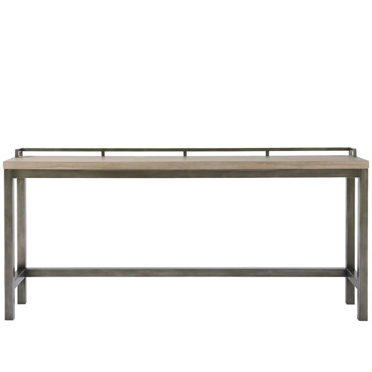 Modern Table with 3 Stools Gray Metal Wood Top Q60370