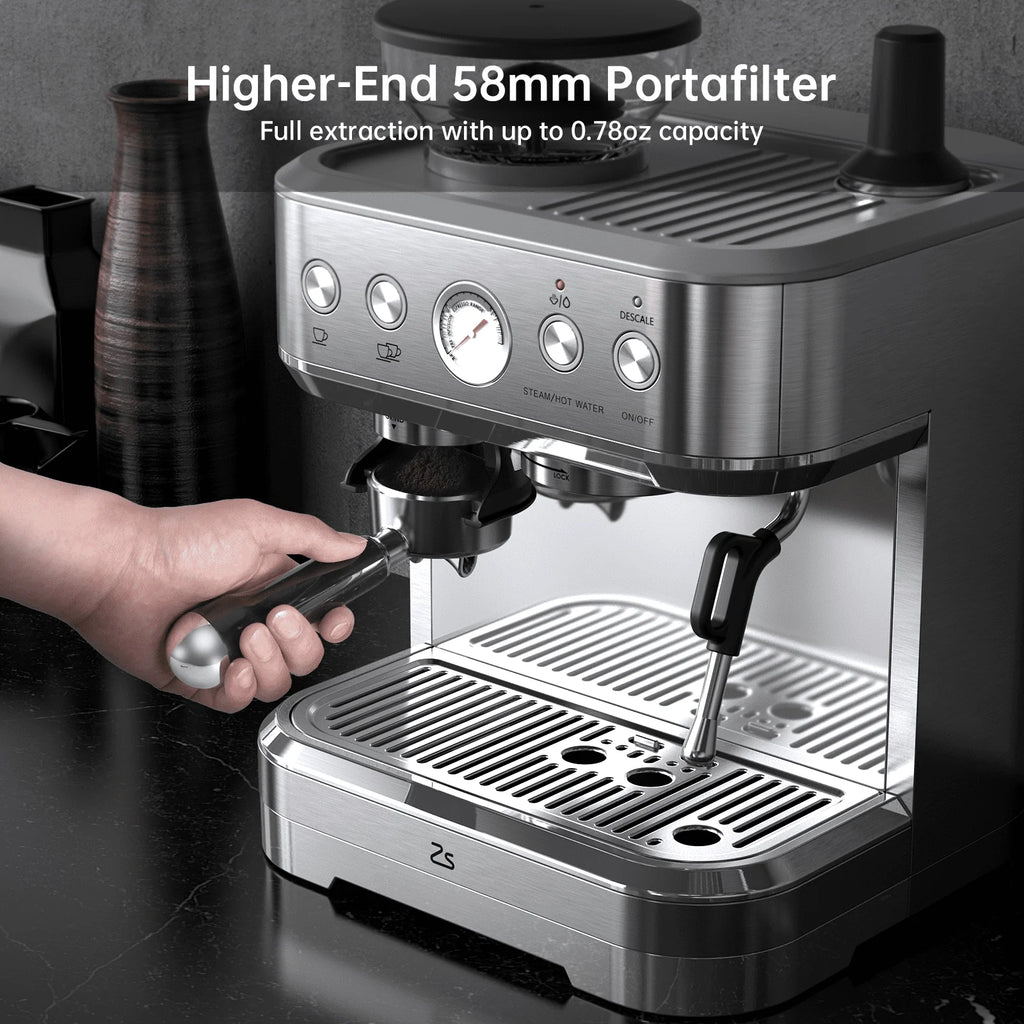 15 Bar Stainless Steel Espresso Machine I5975