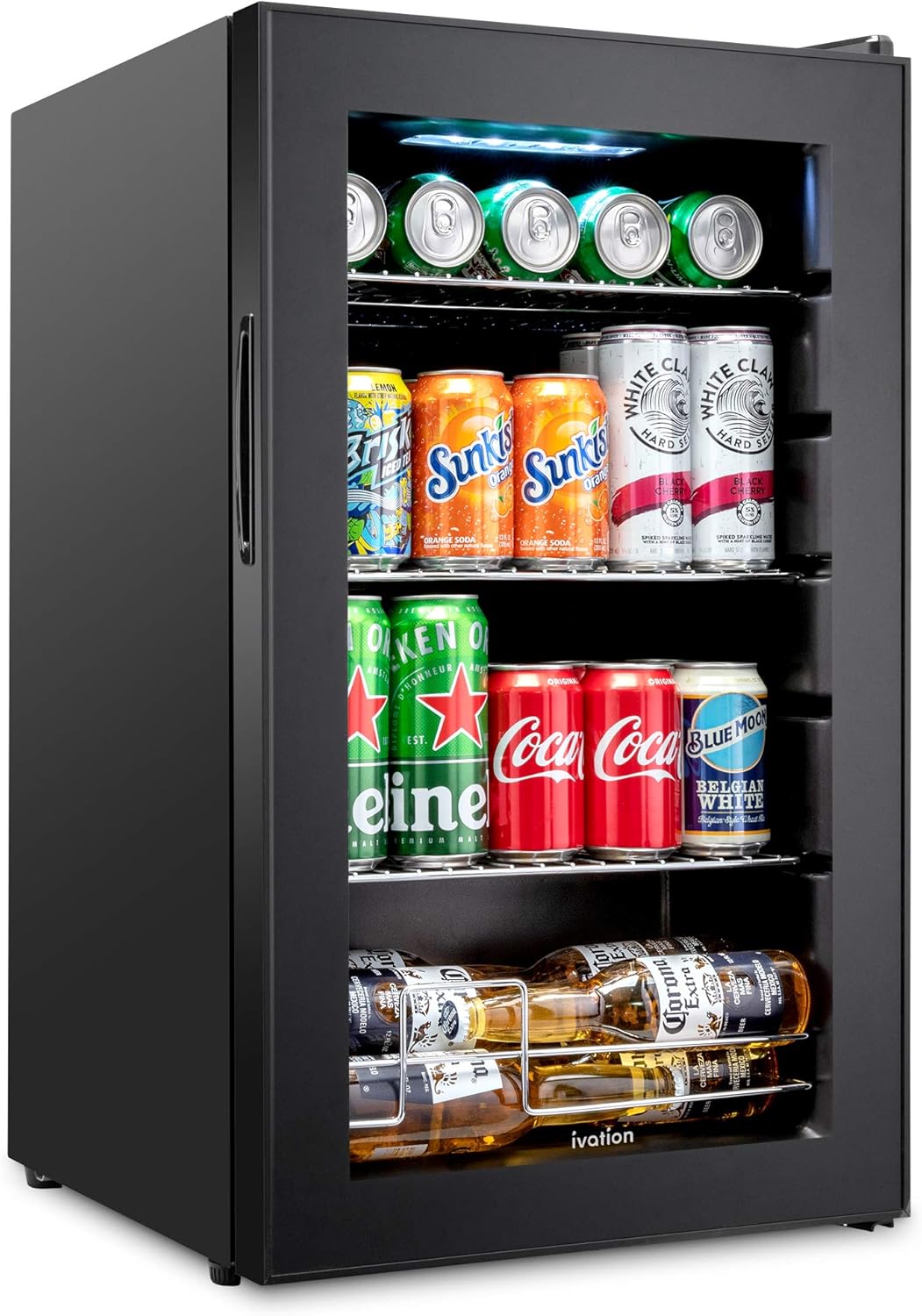 101 Can Stainless Steel Beverage Refrigerator O881
