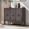 3 Door Accent Cabinet Gray I398747