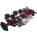 1/10 Alloy & Carbon RWD Drift Racing Car Frame Body Kit A8323