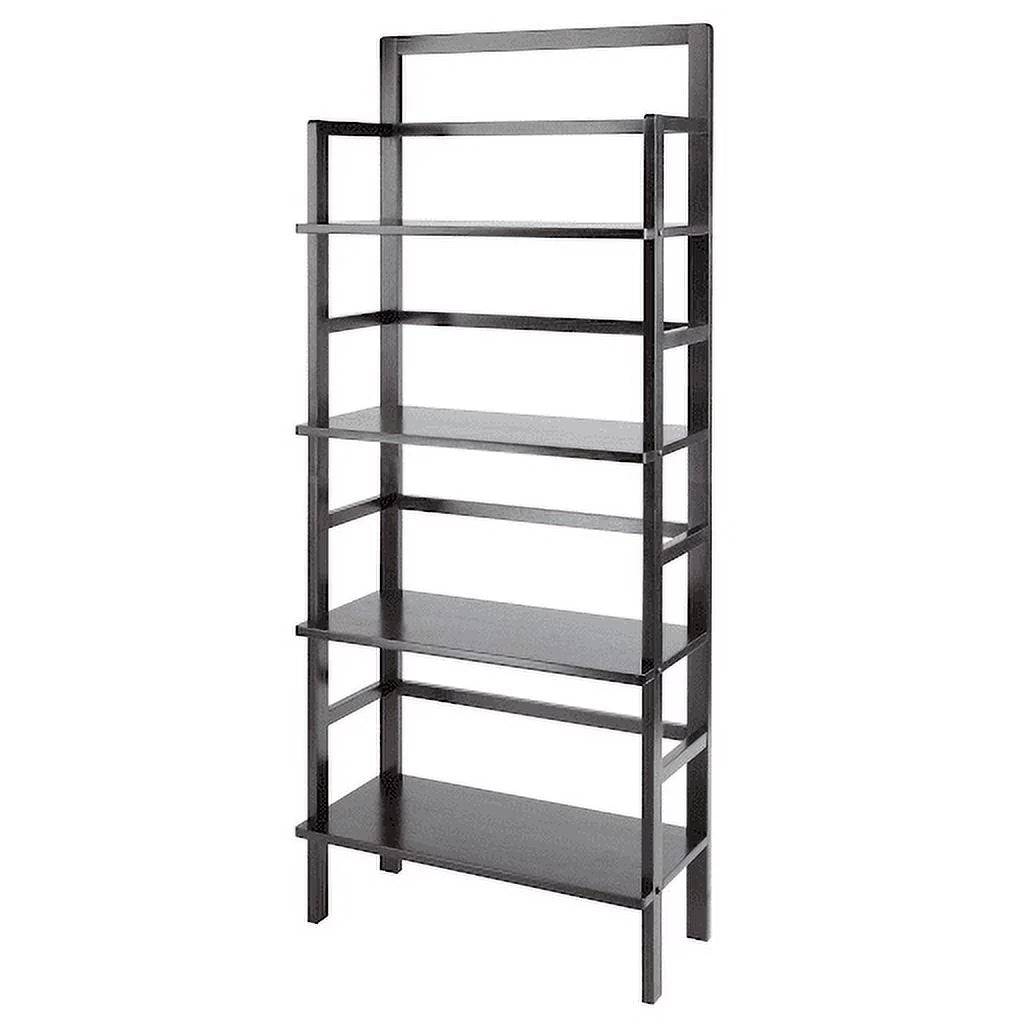 Coffee Brown Solid Wood 4 Tier Bakers Rack F91977