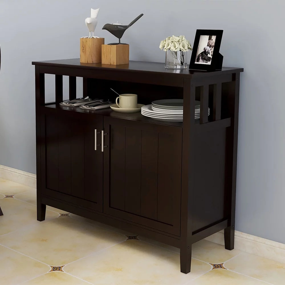 Buffet Cabinet with 2 Doors and Adjustable Shelf Z6307
