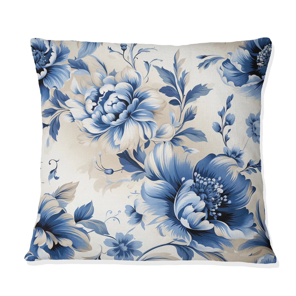 Floral Printed Throw Pillow X215365