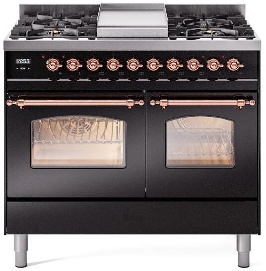 Black Dual Fuel Natural Gas Range W25095