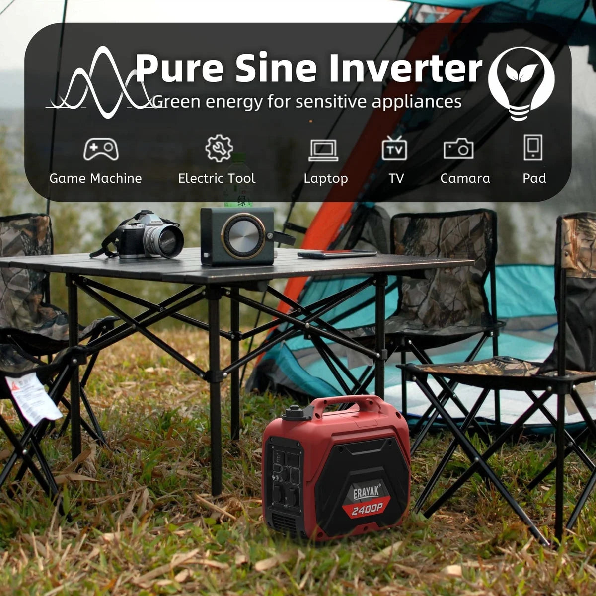 Portable Inverter Generator 2400W S831796