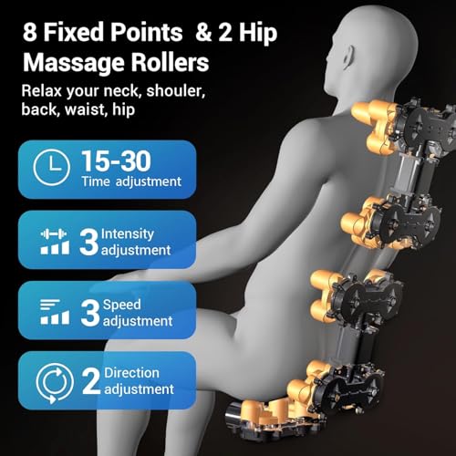 14 Massage Points Full Body Zero Gravity Shiatsu Recliner U296873