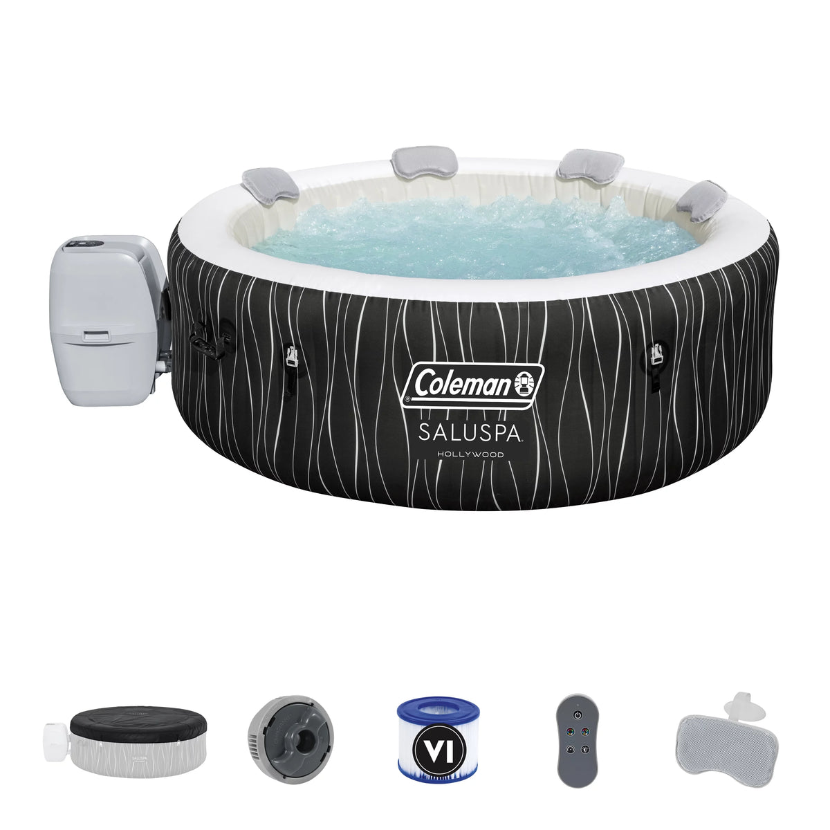 Inflatable Hot Tub with LED Lights T724400