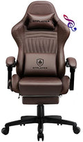 Gaming Chair with Speakers, Footrest, High Back Ergonomic Reclining C603