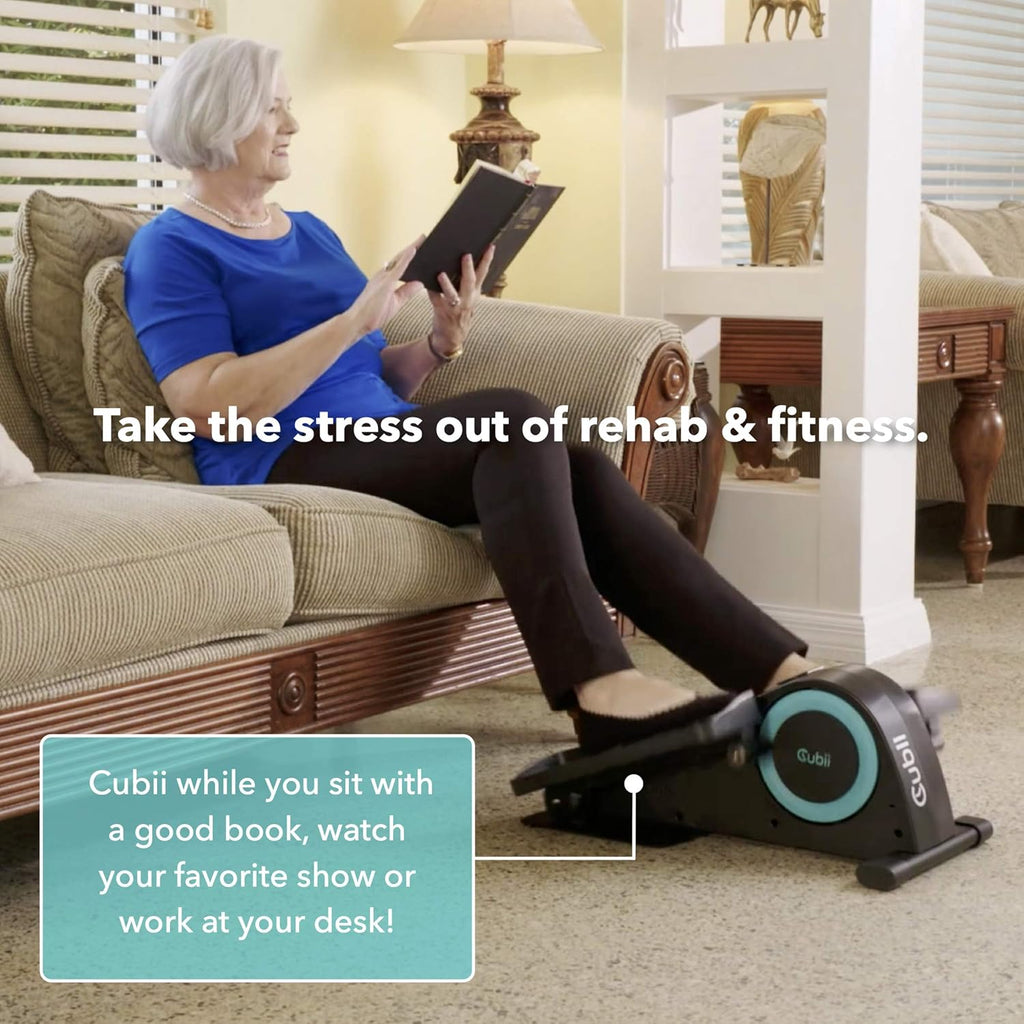 Aqua Under Desk Elliptical Machine with Adjustable Resistance & Display R81598