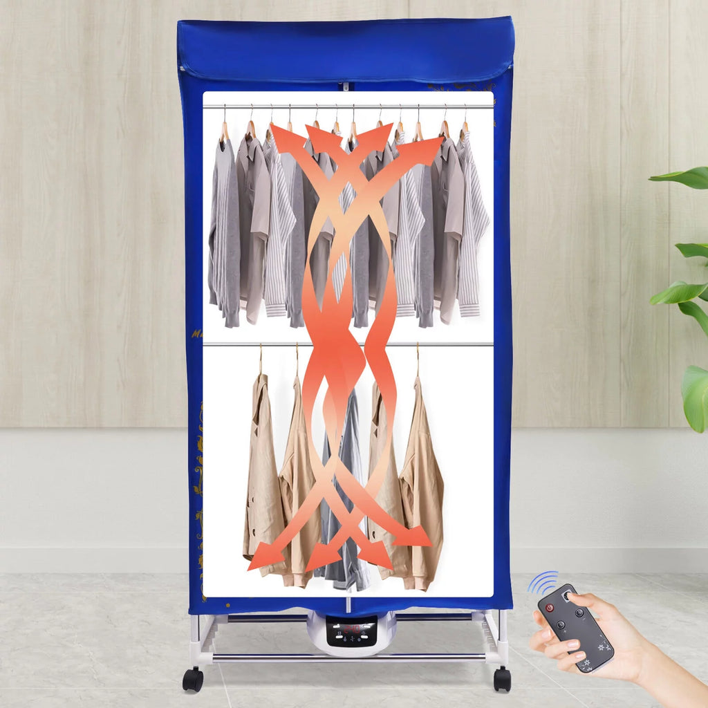 Portable Folding Clothes Dryer with Wheels F6058