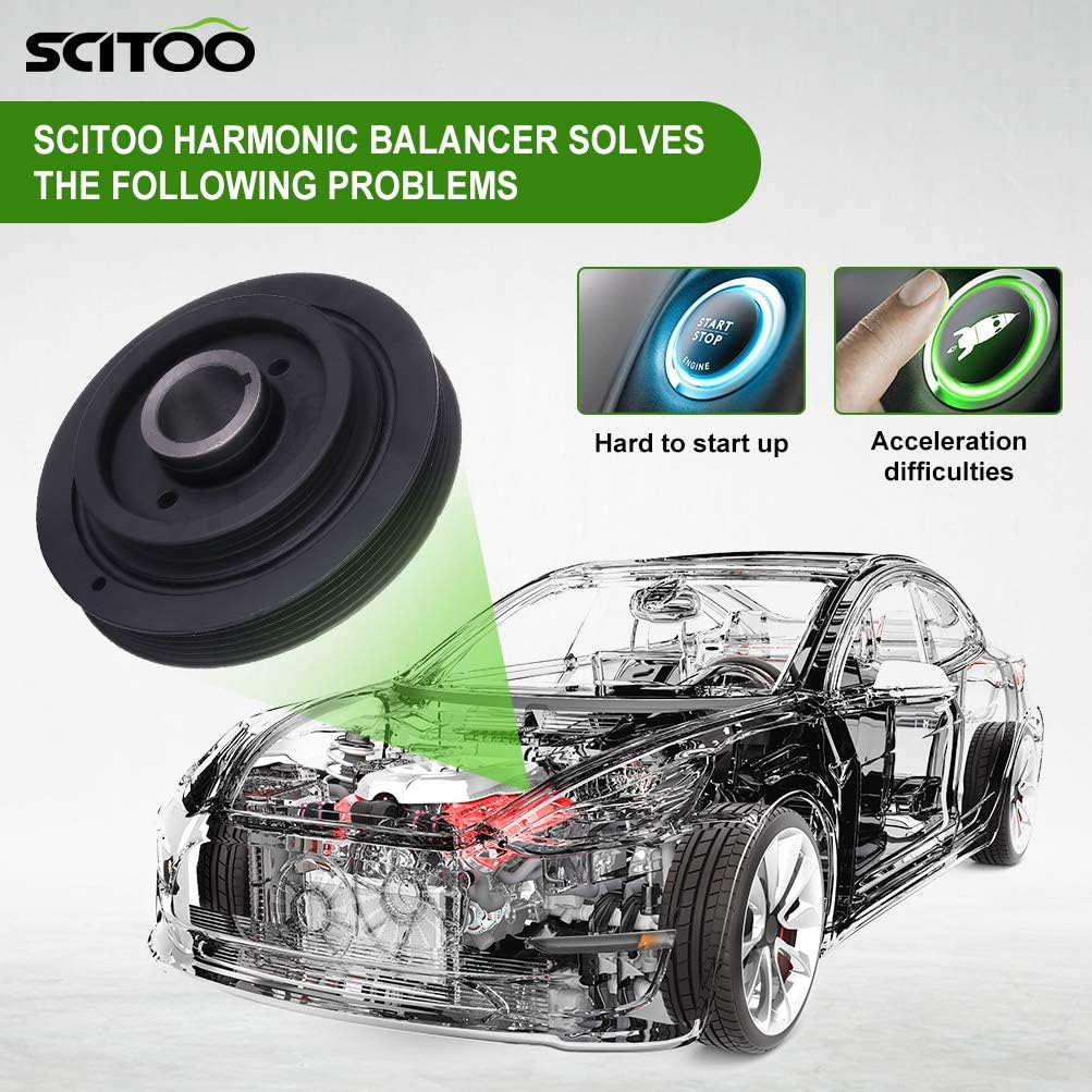 Harmonic Balancer Crankshaft Pulley Pack of 2 B17323