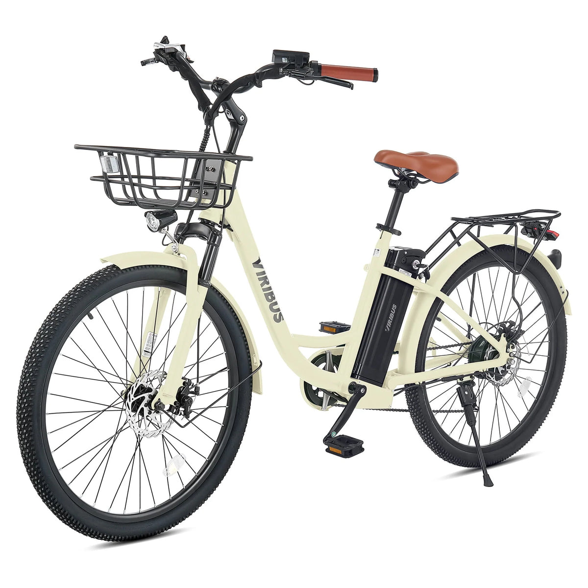Electric Bike with Pedal Assist 48V Battery, Black B431013