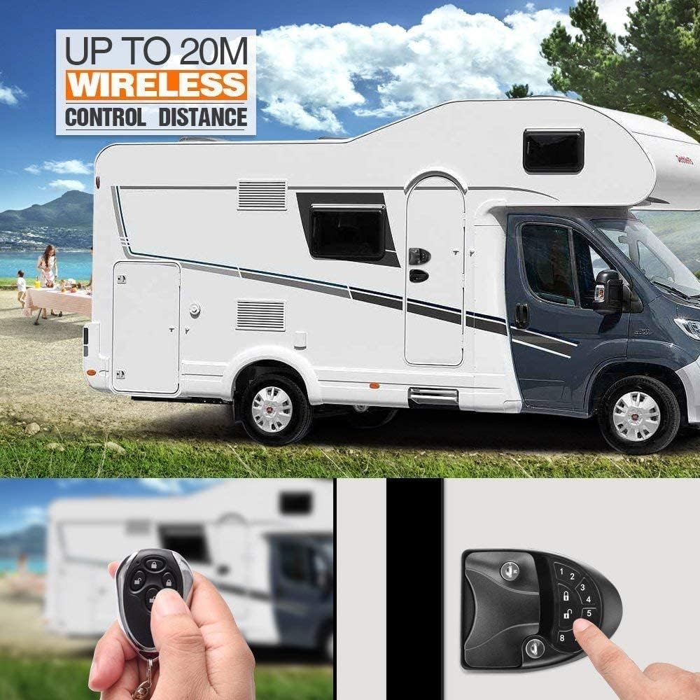 Keyless RV Entry Door Lock Latch Handle Knob Deadbolt N1711