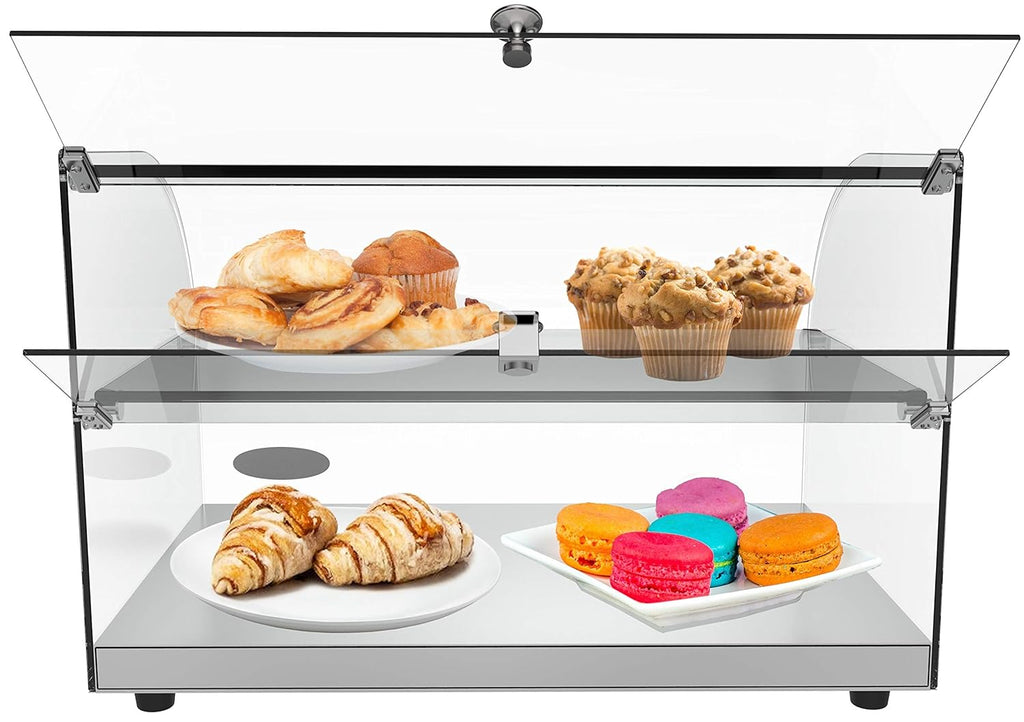 Commercial Countertop Bakery Display Case with Curved Glass B6530