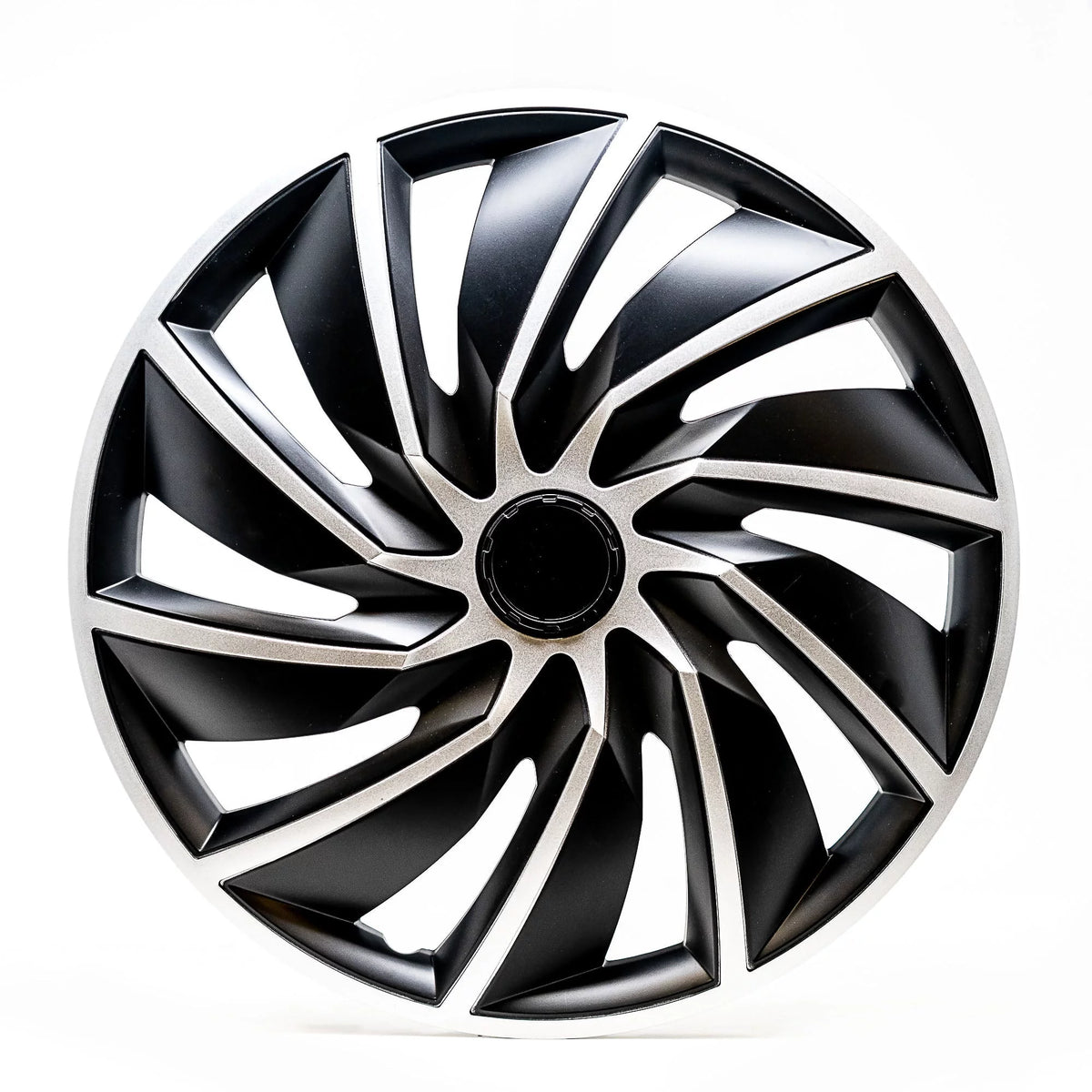 16" Silver & Black Wheel Covers, Set of 4 Y78237