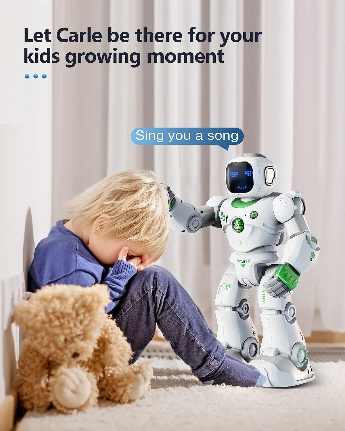 Large Smart RC Robot with Voice and App Control M806