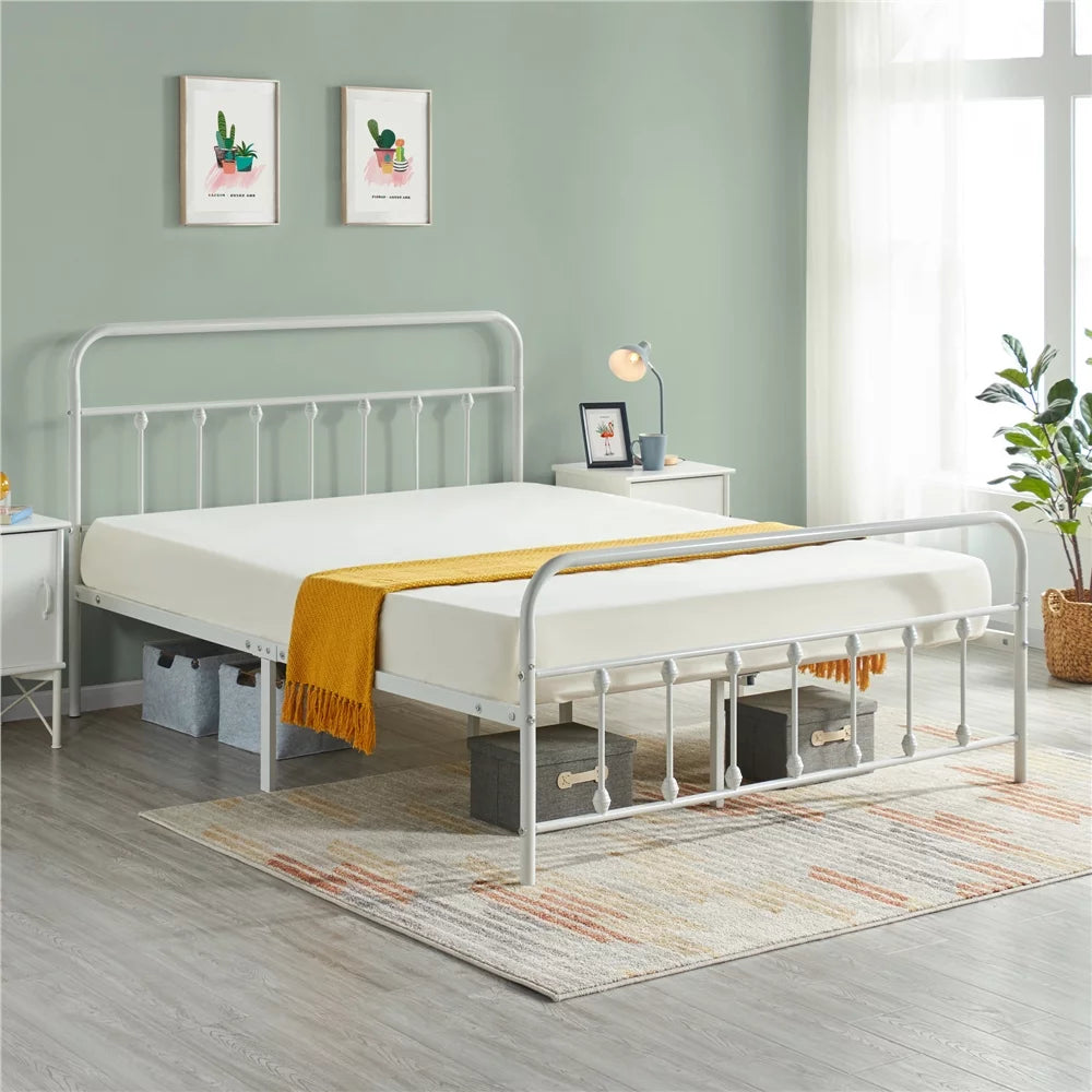 Queen Bed with High Headboard J7971