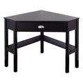 Black Wood Computer Desk with Drawer X6478