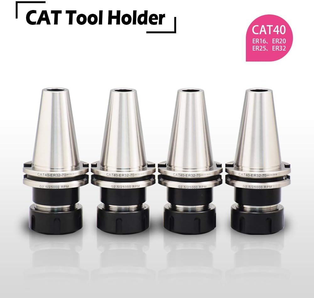 CAT40 ER32 70mm Tool Holder with Pull Studs and Collet Chuck Q57700