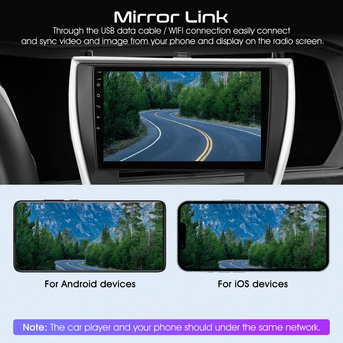 10.1in Carplay Android 12 Car Stereo Radio G90185