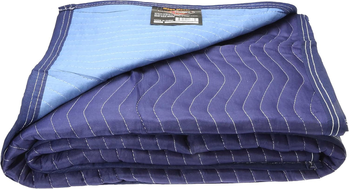 Blue Polyester Moving Blankets 12 Pack B17586